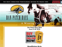 Tablet Screenshot of danpatchdays.org